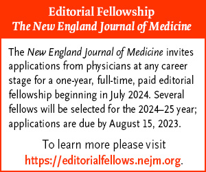 NEJM Editorial Fellowship 